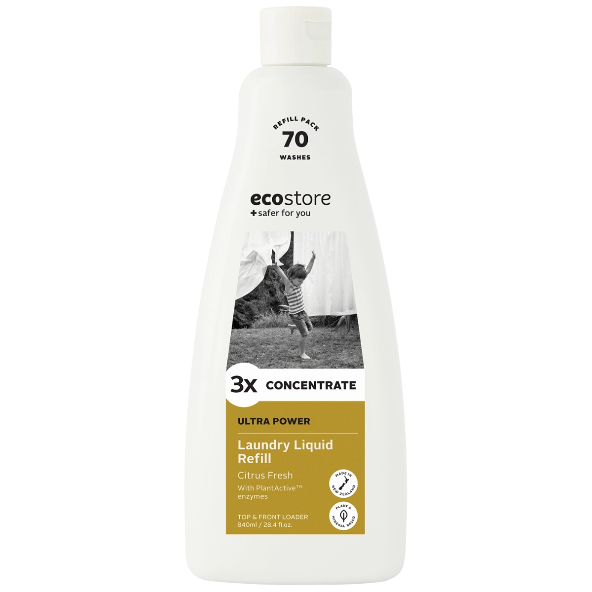 Ecostore Laundry Liquid Citrus Fresh 3X Concentrate 840ml Go Eco Store ecostore-laundry-liquid-citrus-fresh-3x-concentrate-840ml-go-eco-store