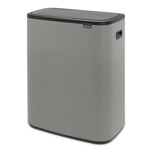 Brabantia Kitchen Touch Bin Lid 60L | Mineral Concrete Grey