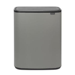 Brabantia Kitchen Touch Bin Lid 60L | Mineral Concrete Grey