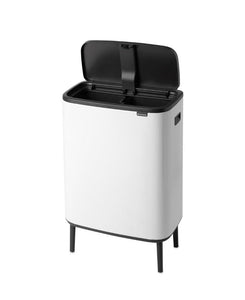 Brabantia HI Touch Kitchen Bin 60L | White