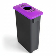 MultiSort Recycling Bin 90L | Purple Glass