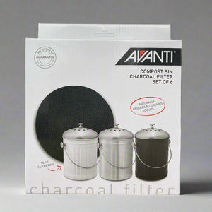 Charcoal Filter 19cm for 5L Compost Bin | SET 6