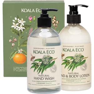 Koala Eco Gift Pack Hand & Body Rosalina & Peppermint (2X 500ml)