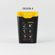 Bin Label - Yellow Co-Mingled Recycling (for 20L Method bin)