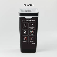Bin Label - White 'Container Deposit Scheme' (for 60L Method bin)
