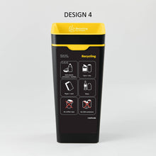 Bin Label - Yellow Mixed Recycling (for 60L Method bin)