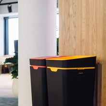Method Office Recycling Bin Open Lid 60L | Yellow Mixed Recycling
