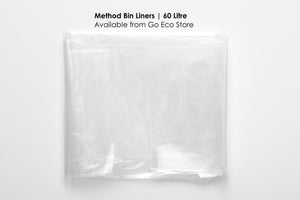Method Office Recycling Bin Open Lid 60L | Grey Soft Plastics
