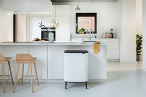 Brabantia HI Touch Kitchen Bin 60L | White