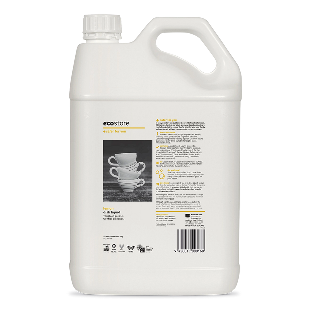 ecostore Dish Liquid Lemon (5L)