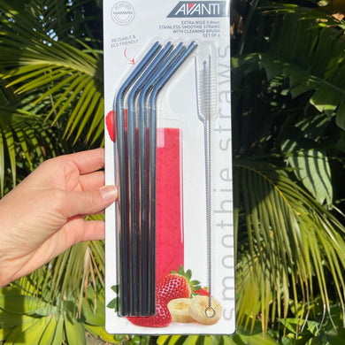 Stainless Steel Smoothie Straws | SET 4