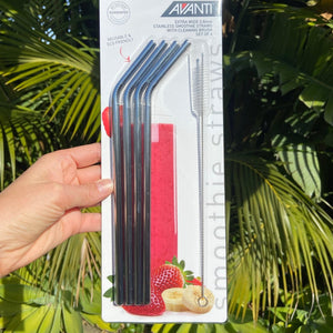 Stainless Steel Smoothie Straws | SET 4