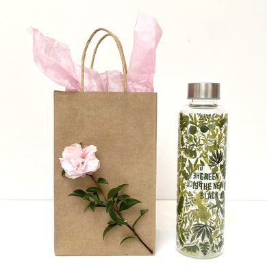 Typhoon Glass Water Bottle Gift Pack
