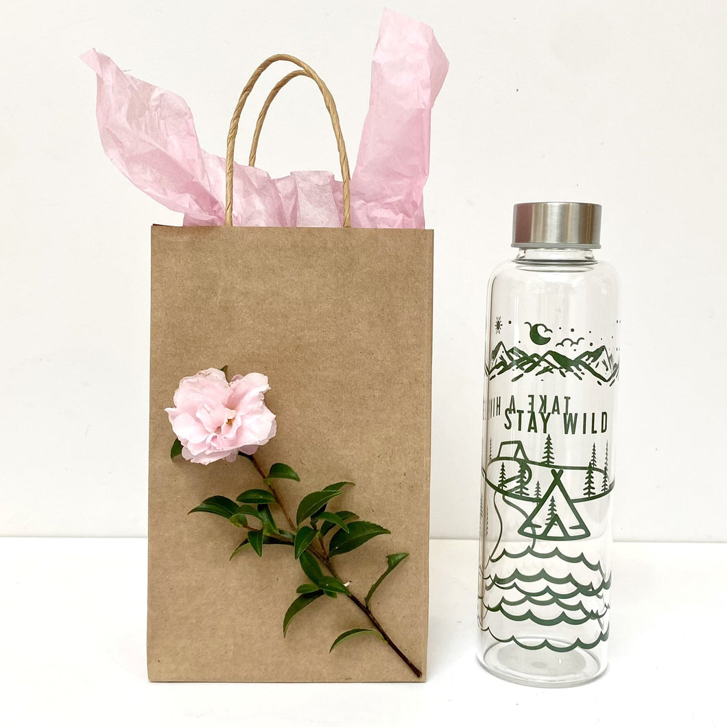 Typhoon Glass Water Bottle Gift Pack