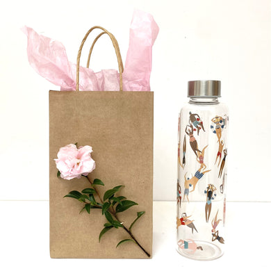 Typhoon Glass Water Bottle Gift Pack