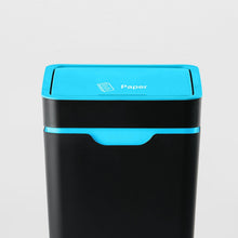 Method Recycling 3-Bin Touch Lid Station 60L | Red, Yellow & Blue
