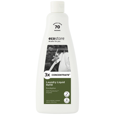 ecostore Laundry Liquid Eucalyptus 3X Concentrate (840ml)