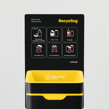 Vertical Sign - Yellow Mixed Recycling (for 60L Method bin)