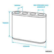 Stainless Steel Waste Sorting Station
