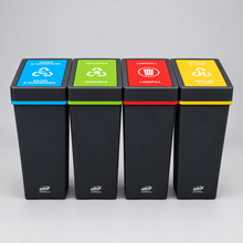 Sabco Deluxe Recycling Bin 40L | Blue Paper