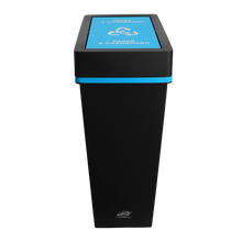 Sabco Deluxe Recycling Bin 40L | Blue Paper