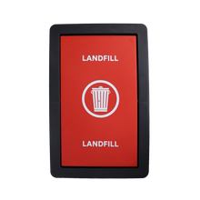 Sabco Deluxe Recycling Bin 40L | Red Landfill