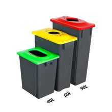 MultiSort Recycling Bin 90L | Yellow Recycling