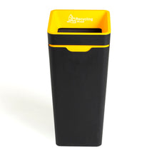 Method Office Recycling Bin Open Lid 60L | Yellow Mixed Recycling