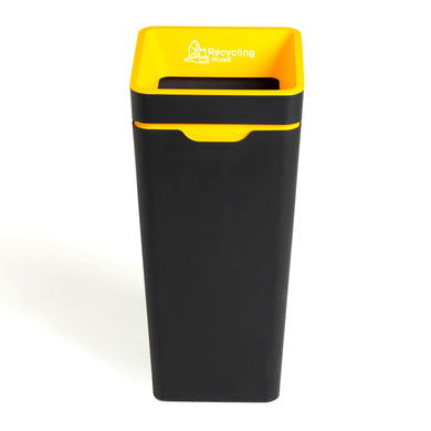 Method Office Recycling Bin Open Lid 60L | Yellow Mixed Recycling