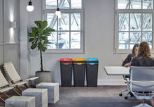 Method Office Recycling Bin Open Lid 60L | Yellow Mixed Recycling