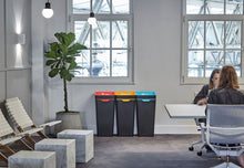 Method Office Recycling Bin Touch Lid 60L | Yellow Mixed Recycling