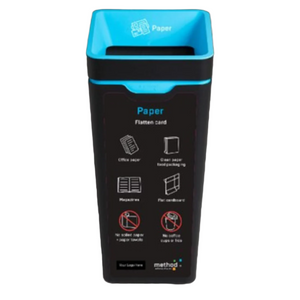 Method 60L Bin LABEL ONLY Blue 'Paper'
