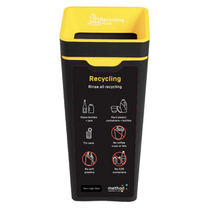 Method Bin Black Label | 60L Yellow Mixed Recycling