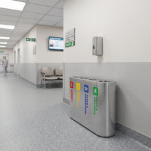 Stainless Steel Waste Sorting Station