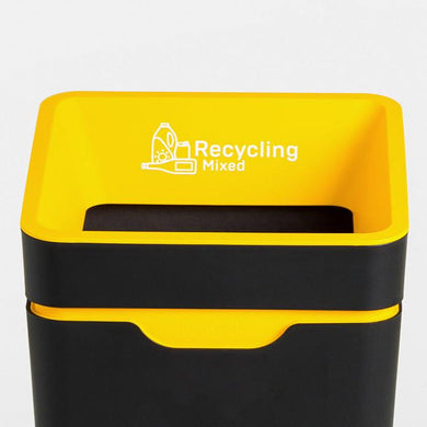 Method Open Lid 60L Yellow Mixed Recycling - Open Lid Only