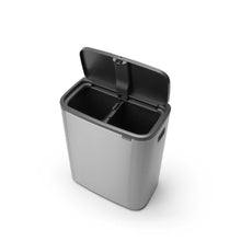 Brabantia Kitchen Touch Bin 2 x 30L | Fingerprint Proof Matt Steel