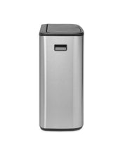 Brabantia Kitchen Touch Bin 2 x 30L | Fingerprint Proof Matt Steel