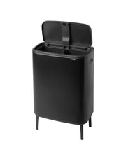 Brabantia Kitchen Touch Bin HI 2 x 30L | Matt Black