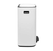 Brabantia Kitchen Pedal Bin 2 x 30L | White