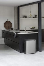 Brabantia Kitchen Touch Bin 2 x 30L | Fingerprint Proof Matt Steel