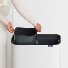 Brabantia Kitchen Touch Bin 2 x 30L | White