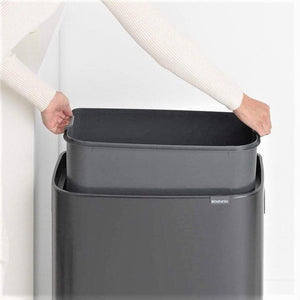 Brabantia Kitchen Pedal Bin 60L | Matt Black