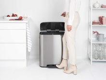 Brabantia Kitchen Pedal Bin 2 x 30L | Matt Steel