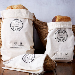 Reusable Aussie Bread Bag - 2 x Pack