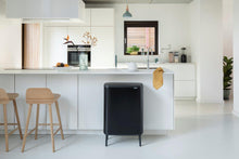 Brabantia Kitchen Touch Bin HI 2 x 30L | Matt Black
