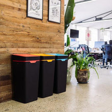 Method Office Recycling Bin Open Lid 60L | Brown Dry Waste