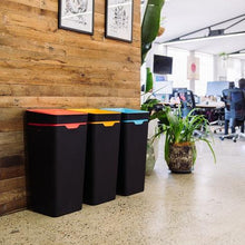 Method Office Recycling Bin Touch Lid 60L | Green Organics