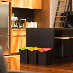 Method Office Recycling Bin 20L | Yellow Co-Mingled Recycling