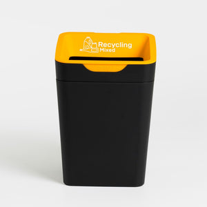 Method Office Recycling Bin 20L | Amber Mixed Recycling