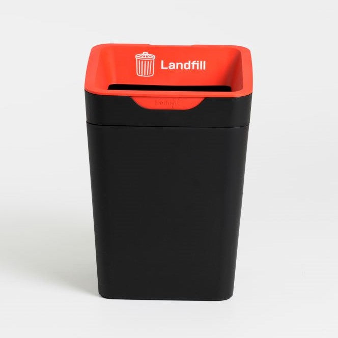 Method Office Recycling Bin 20L | Red Landfill – Go Eco Store